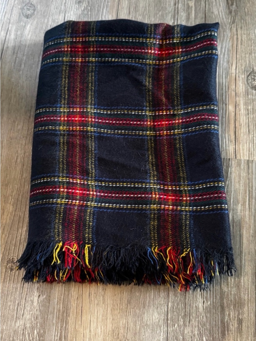 ALDO tartan pattern inifinity scarf
